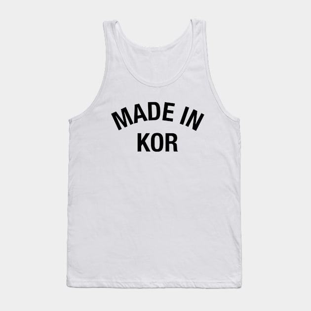 SOUTH KOREA Tank Top by eyesblau